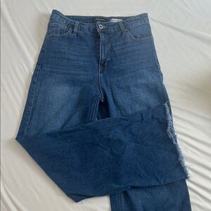 BCBGeneration Dark Blue Straight Leg Jeans